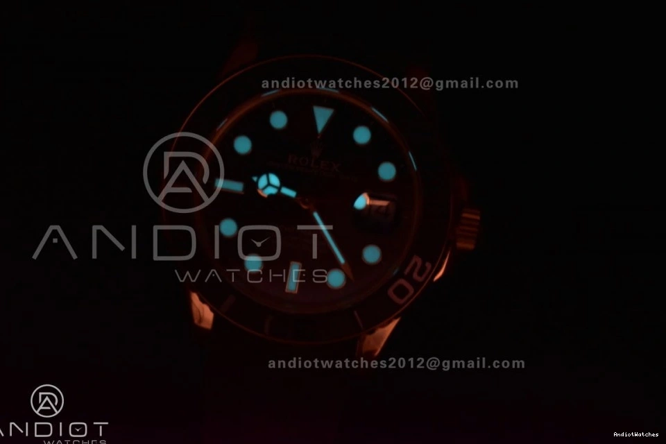 42mm Yacht-Master Rubber VSF Black Edition VS Best 1224 EyeCatching on 1:1 Ceramic Bezel Strap 3D 226658 Black 0202